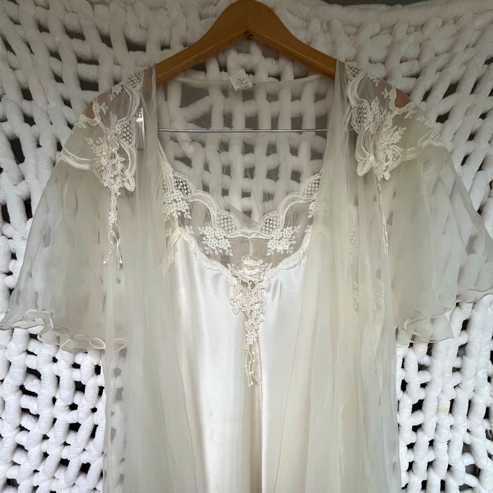 VINTAGE SLIP + CHEMISE SLEEP SET